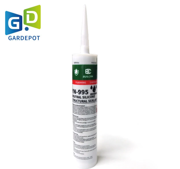 White sealant prevents water damage